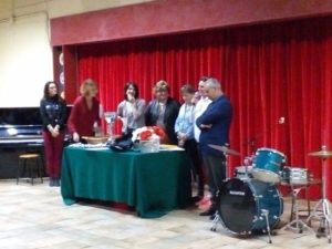 Consegna Eccellenze Musicali e Sportive con il Presidente CONI Umbria Generale Domenico Ignozza.